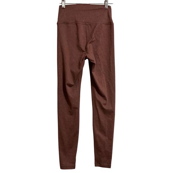 Old Navy High Waisted Leggings Rose Copper Heathered Activewear Womens Size XS - Picture 4 of 5